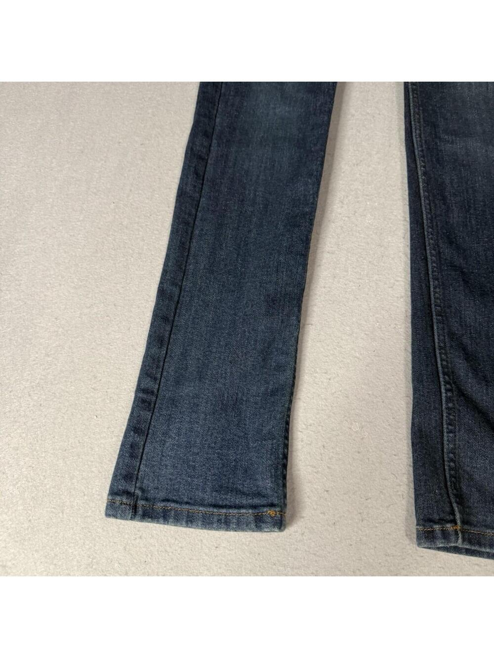 Carhartt Jeans Womens Size 2 Regular Slim Fit Dark Wash Stretch Blue Denim - Picture 2 of 14
